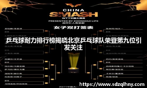 乒乓球耐力排行榜揭晓北京乒乓球队荣登第九位引发关注